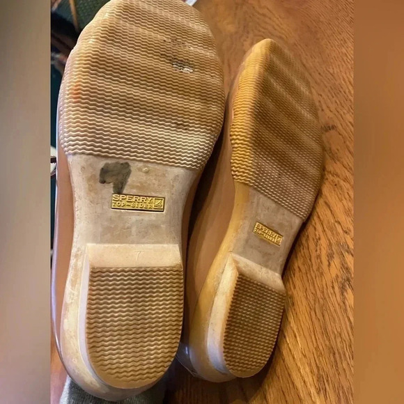 SPERRY for J.Crew Top-Sider Plaid Rubber Leather Duck Boots J10-CH373 Size Bin A - Picture 7 of 8